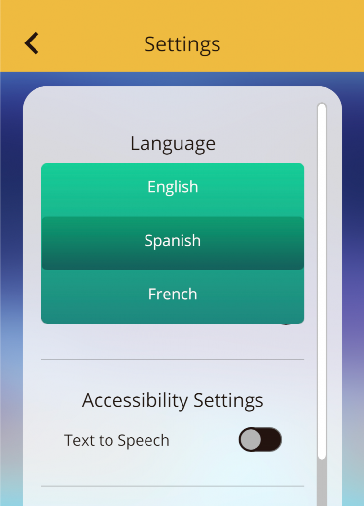 WDJS June preferred language settings Trick or treat challenge option